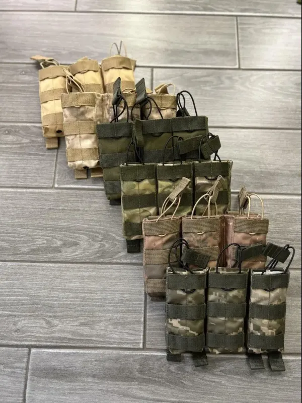 Тактический подсумок под 3 магазина АК