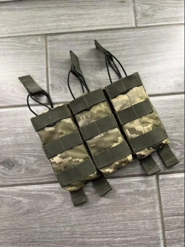 Тактический подсумок под 3 магазина АК