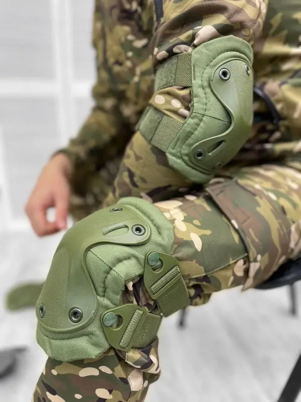 Тактические наколенники с налокотниками ML-147 Олива