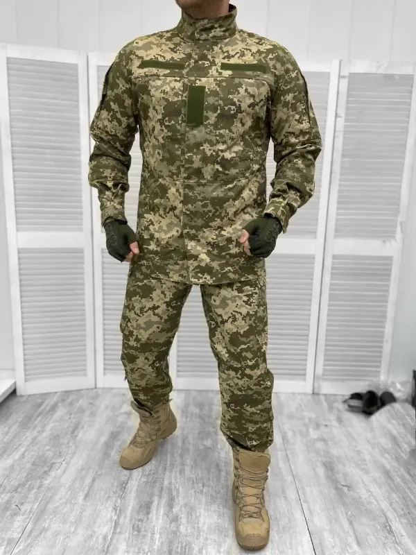 Военный костюм камуфляж ХБ Пиксель