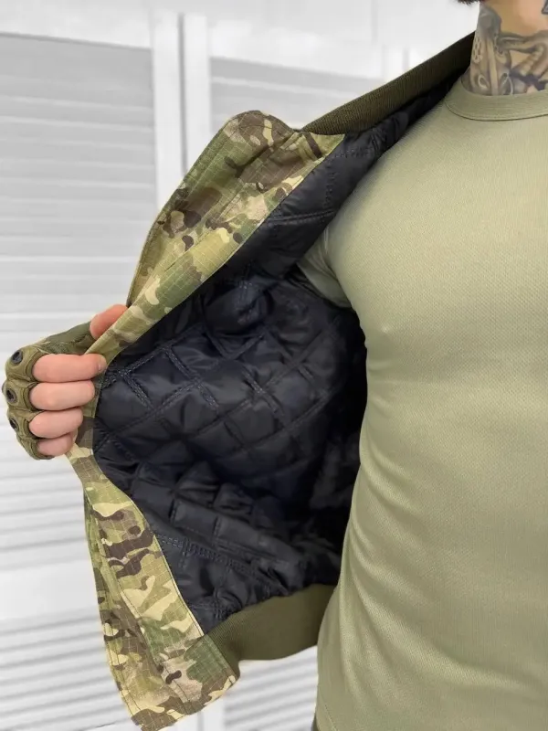 Военная демисезонная куртка Рип-Стоп камуфляж/пиксель
