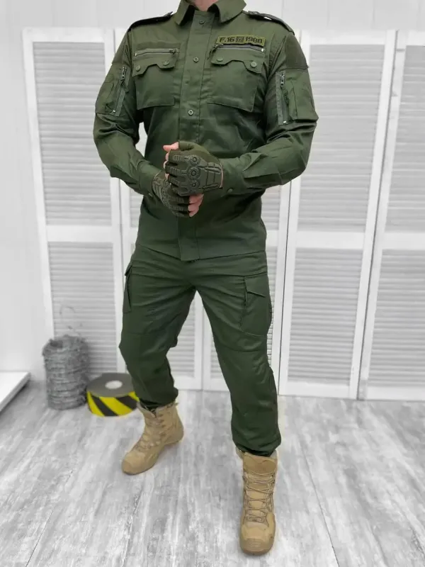 Военный камуфляжный костюм (Олива) F16