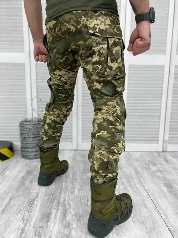 Военные тактические штаны демисезонные G3 Пиксель