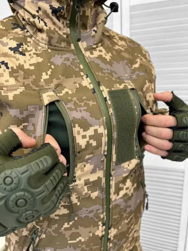 Костюм тактический Пиксель ВСУ (Softshell) Рыцарь