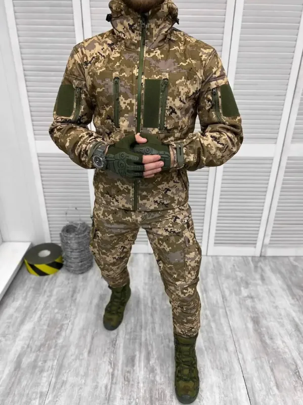 Костюм тактический Пиксель ВСУ (Softshell) Рыцарь