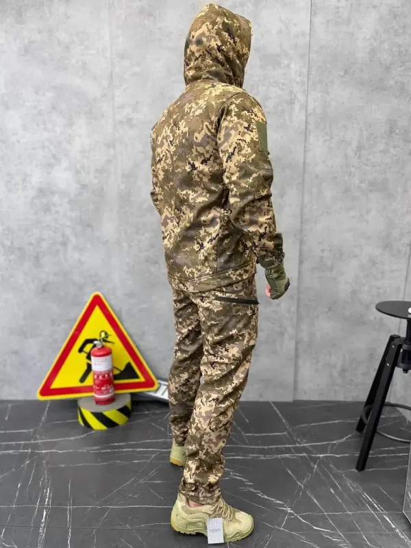 Костюм тактический Пиксель ВСУ (Softshell) на флисе
