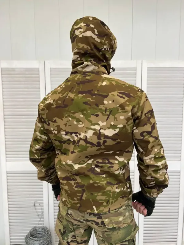 Демисезонная тактическая куртка SOFT-SHELL Tactique Мультикам