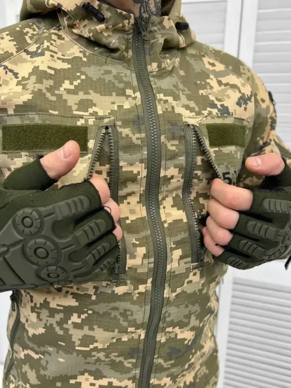 Военная демисезонная куртка Рип-Стоп пиксель 5.11
