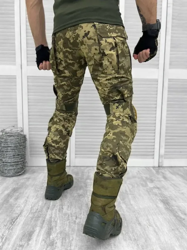 Военные штаны (Flashlight) Пиксель с наколенниками