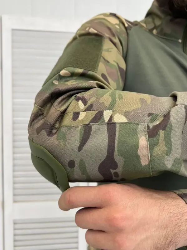 Военный костюм тройка летний Убакс+штаны+китель Мультикам (Revival)