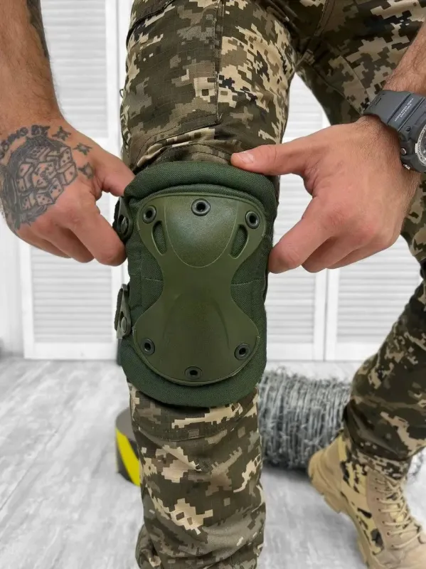Военные тактические наколенники Олива