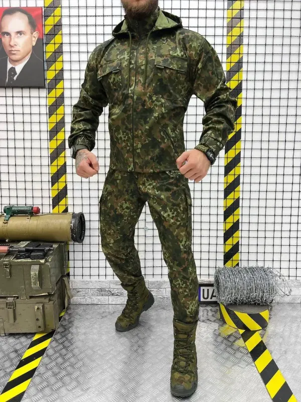 Армейский костюм тактический (Грета) "Defender" Bundeswear Flaktarn