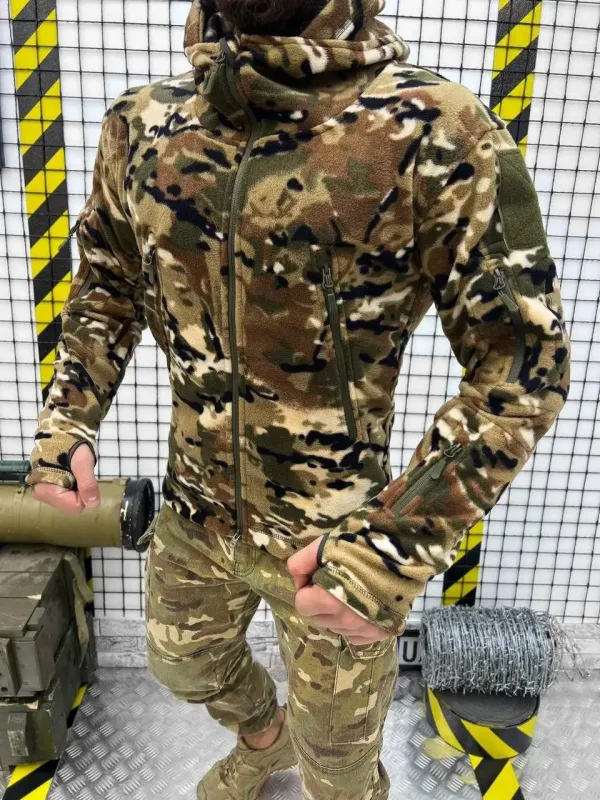 Военная тактическая флисовая кофта ВСУ МУЛЬТИКАМ (Esdi Tiger)