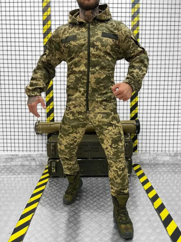 Военный Тактический камуфляжный костюм Рип-стоп (Пиксель) Pentagon