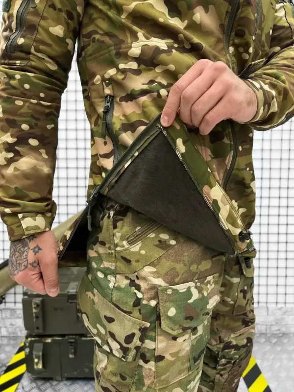 Армейская осенняя куртка SOFT-SHELL Мультикам (SQUAD)