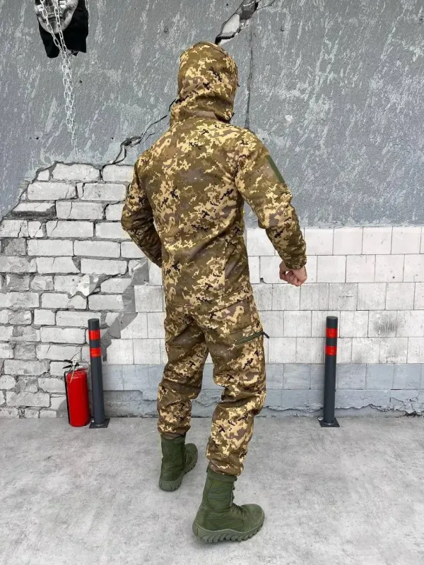 Военный Костюм Пиксель 4в1 (софт-шелл)