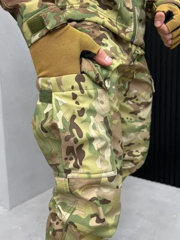 Военный Тактический водостойкий костюм софтшел softshell мультикам recona ВТ6588 (31 - 03)