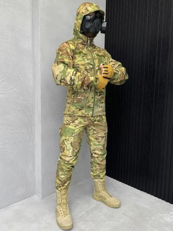 Военный Тактический водостойкий костюм софтшел softshell мультикам recona ВТ6588 (31 - 03)