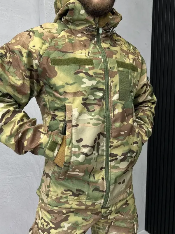 Военный Тактический водостойкий костюм софтшел softshell мультикам recona ВТ6588 (31 - 03)