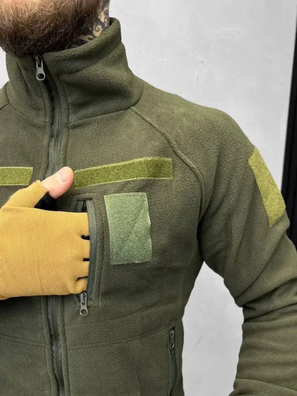 Армейская тактическая флисовая кофта ВСУ Olive (Сич)