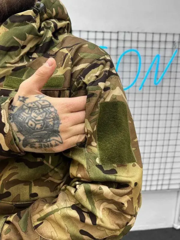 Демисезонная тактическая куртка SOFT-SHELL Мультикам (Sniper)