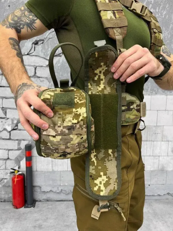 Военная аптечка Пиксель (подсумок) Быстрый сброс ПА1