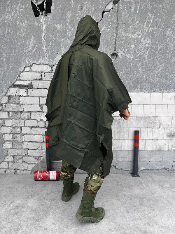 Военный дождевик Пончо ОЛИВА
