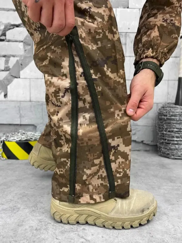 Военный маскировочный костюм дождевик (Пиксель) 2GEN
