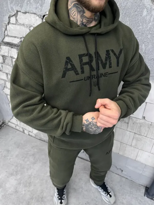 Флисовый тактический костюм (Олива) ARMY