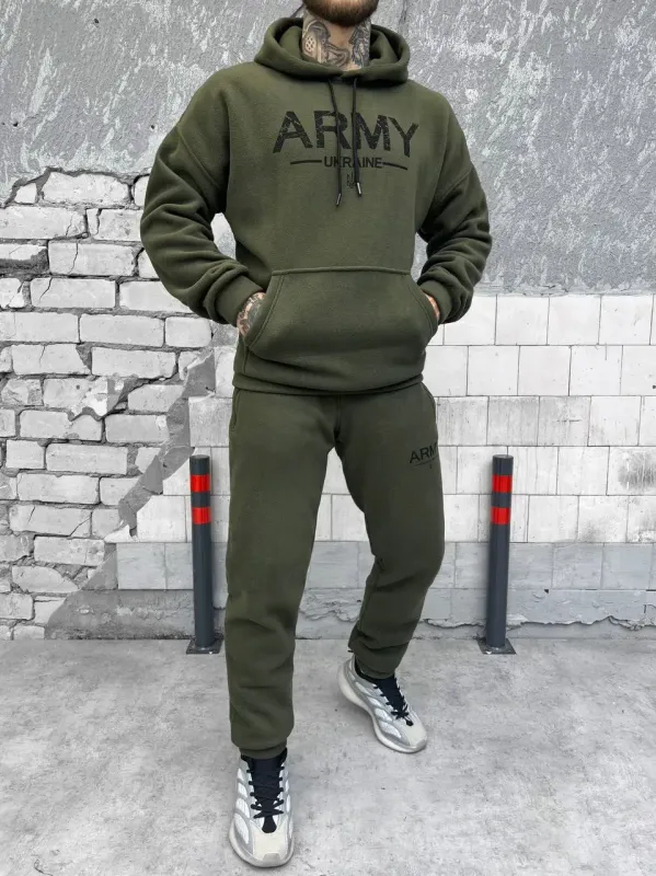 Флисовый тактический костюм (Олива) ARMY