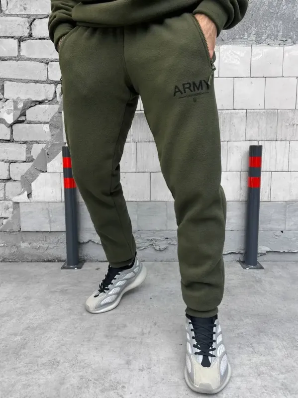 Флисовый тактический костюм (Олива) ARMY