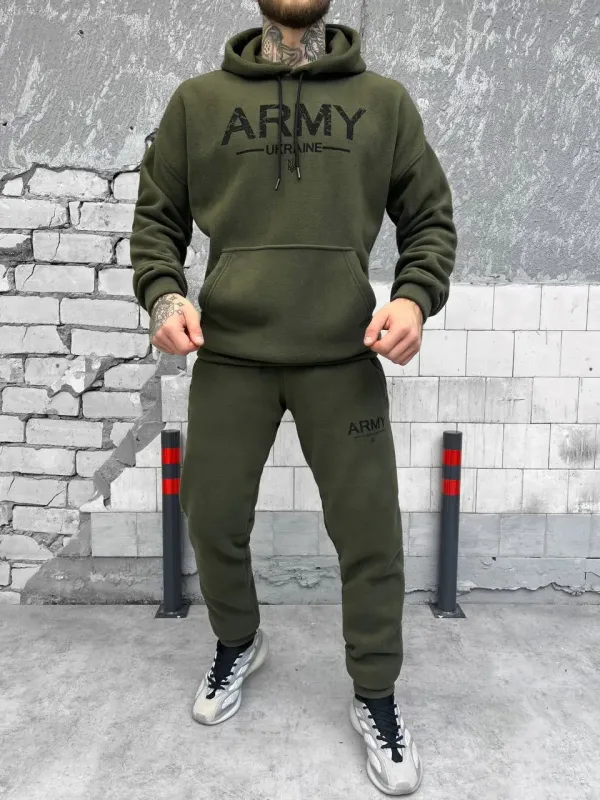 Флисовый тактический костюм (Олива) ARMY