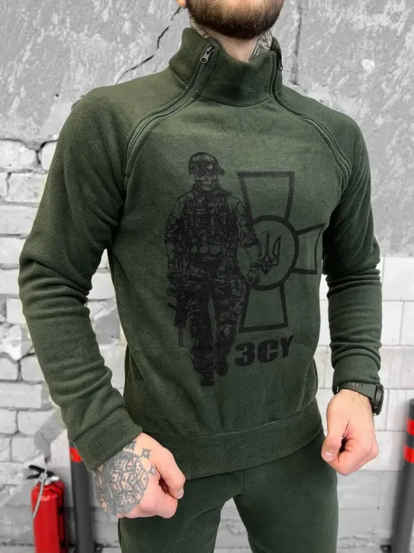 Зимний костюм флисовый soldier haki ВТ4631(30 - 01)