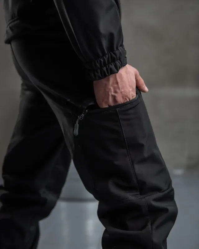 Тактический костюм SoftShell Police black ВТ7623(12 - 02)