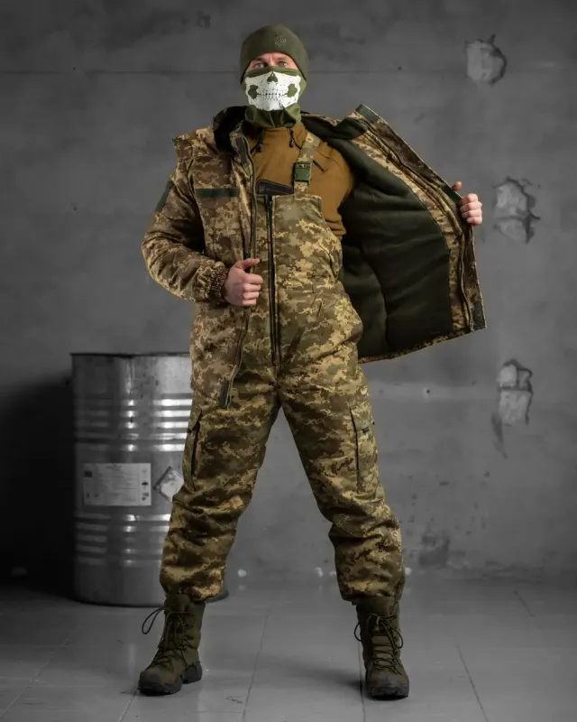 Зимний армейский костюм пиксель Аvenger ВТ6600 (K1 1 - 02)