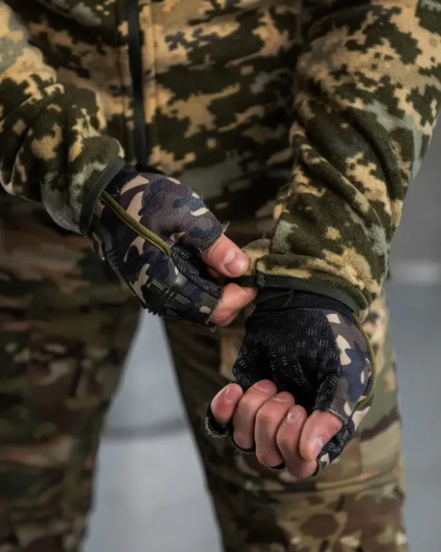 Армейская флисовая кофта пиксель (уставная)