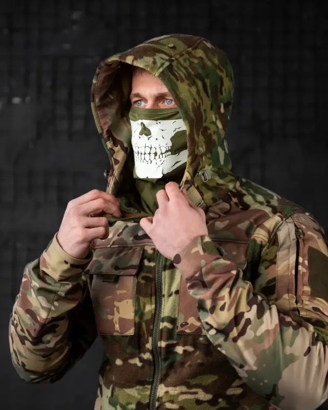 Военная тактическая флисованная куртка Вattle мультикам ВТ76592(6 - 01)