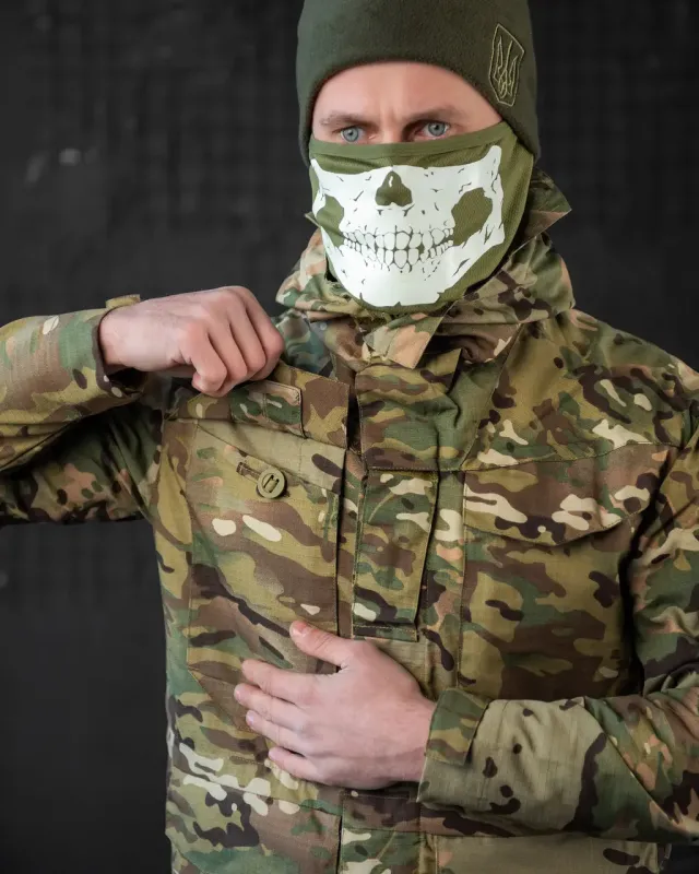 Осенняя тактическая куртка Рип-стоп Мультикам (Tactical series)