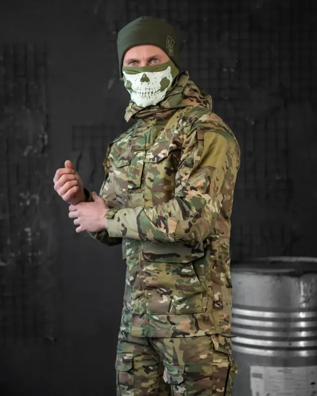 Осенняя тактическая куртка Рип-стоп Мультикам (Tactical series)