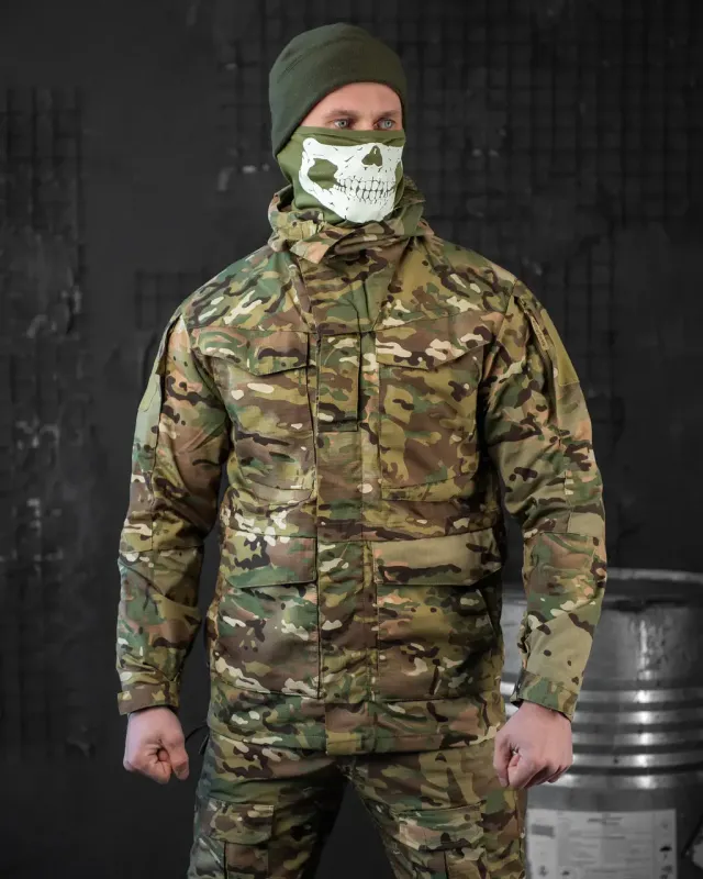 Осенняя тактическая куртка Рип-стоп Мультикам (Tactical series)