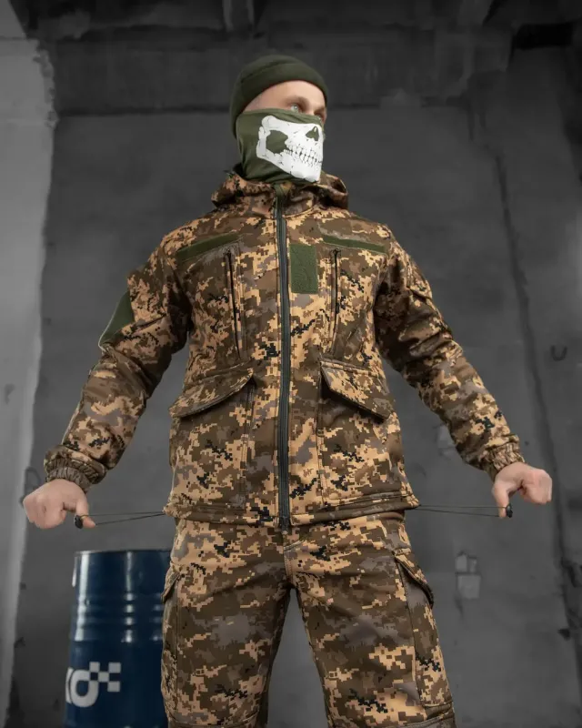 Костюм tactical пиксель (софт-шелл) Rehydration