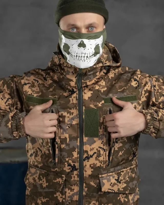 Костюм tactical пиксель (софт-шелл) Rehydration