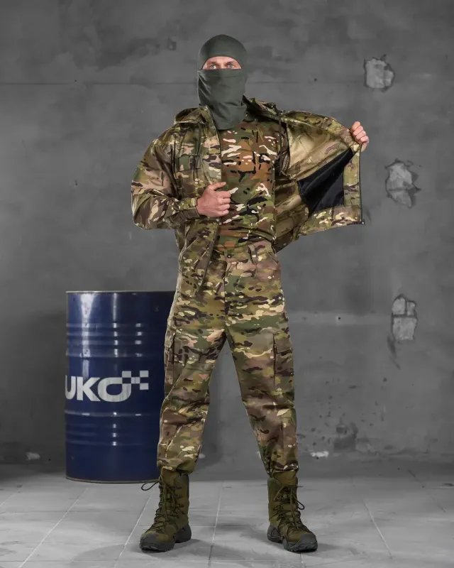 Тактический костюм defender мультикам + футболка мультик ВТ6594(34 - 03)