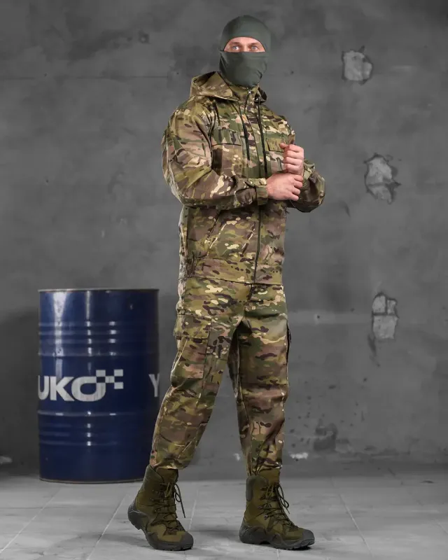 Тактический костюм defender мультикам + футболка мультик ВТ6594(34 - 03)