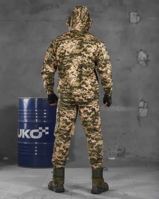 Тактический костюм defender пиксель + футболка пиксель ВТ6593(22 - 01)