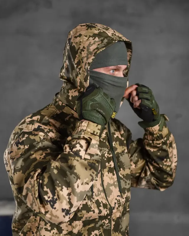 Тактический костюм defender пиксель + футболка пиксель ВТ6593(22 - 01)