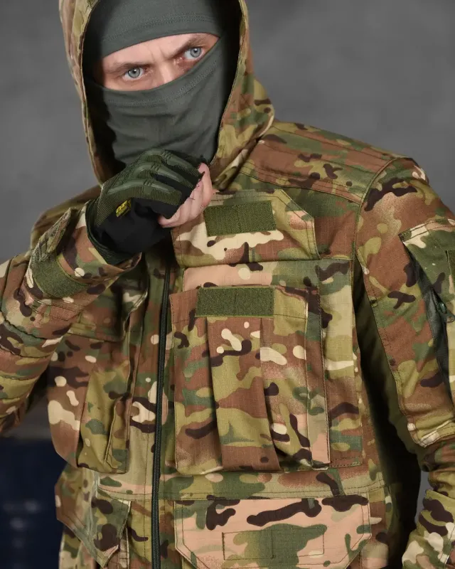 Штурмовой тактический костюм мультикам Jerichon ВТ5983(K8 - 00)