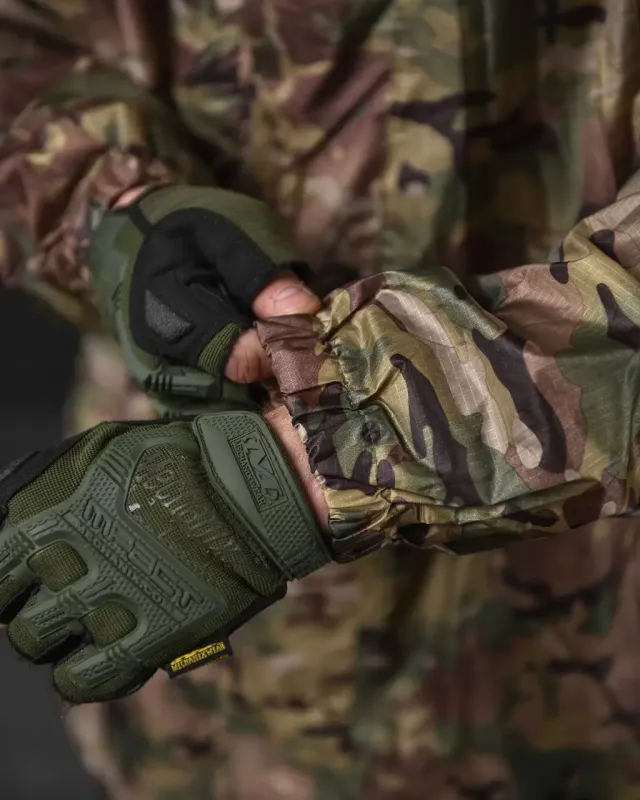 Военный маскировочный костюм дождевик (Мультикам) GEN2