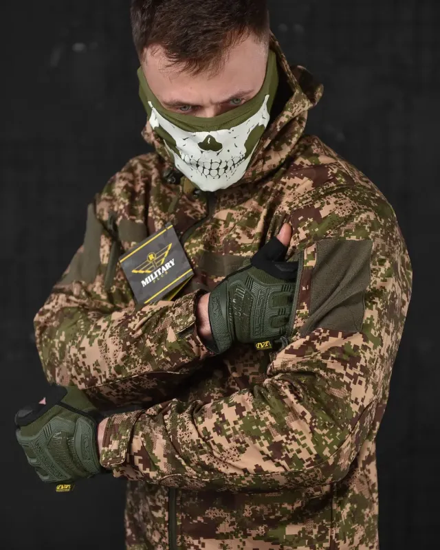Весенняя тактическая куртка софтшел Military Plus Хищник ВТ6705(11 - 02)