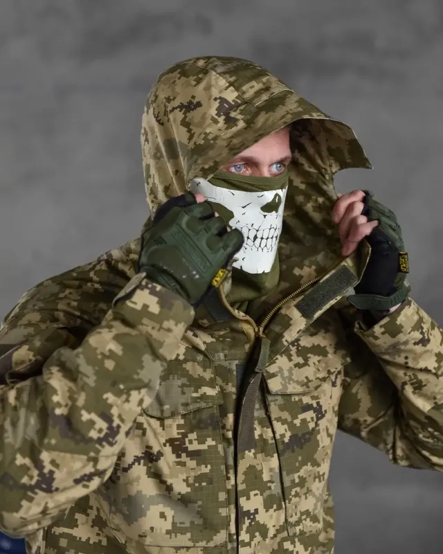 Выбор ВСУ Весенняя тактическая куртка пиксель TIREX ВТ6728(38 - 03)